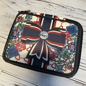 Brighton “Be Your Kind of Beautiful” Jewelry Travel Case – Bow Floral NWOT